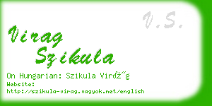 virag szikula business card